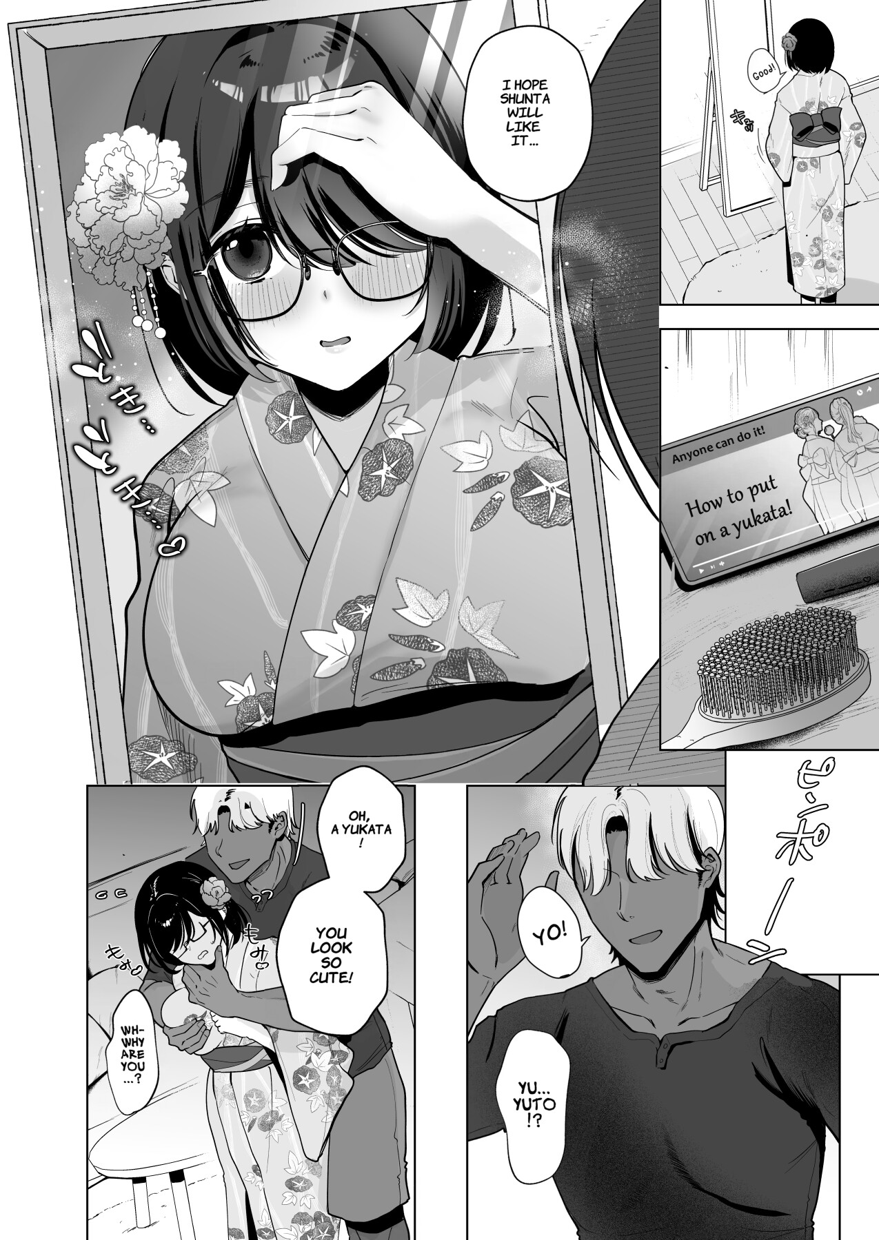 Hentai Manga Comic-My Plain Girlfriend Is That Guy's Personal Fucktoy For The Summer Break-Read-37